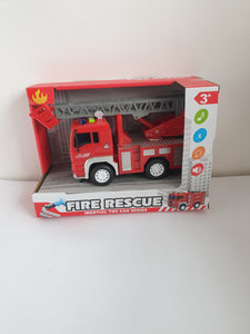 YA1907-3  пожарная машина со звуками и светом  25,7х11,3х18,0